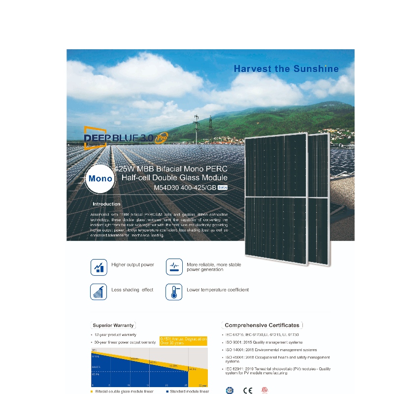 Panouri solare regenerabile Sistem de prețuri ieftine de înaltă calitate Vânzare online